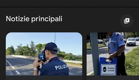 Google fonti notizie principali